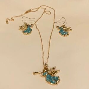 3 piece necklace earring set